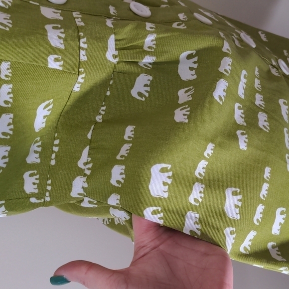 modcloth Ducks In A Row Elephant Print Mini Dress xs NWOT - Picture 5 of 10